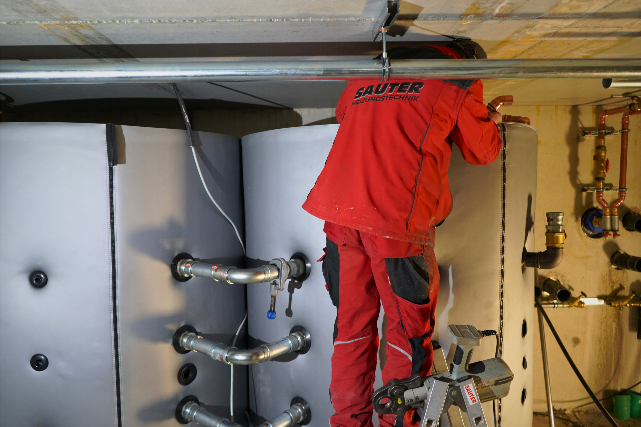 Sauter TGA_ Wärmespeicher _ Heizung _ SHK _ Kupferzell